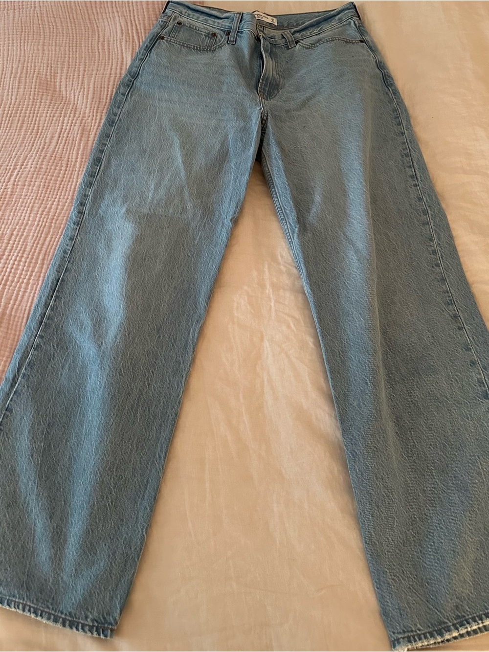 Abercrombie high rise loose jeans